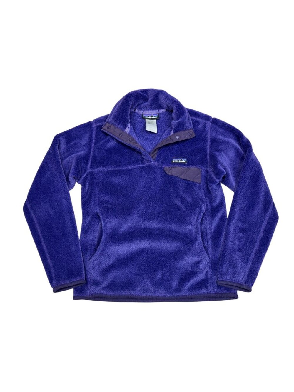Patagonia Re-Tool Snap-T Fleece Pullover Womens Small Purple